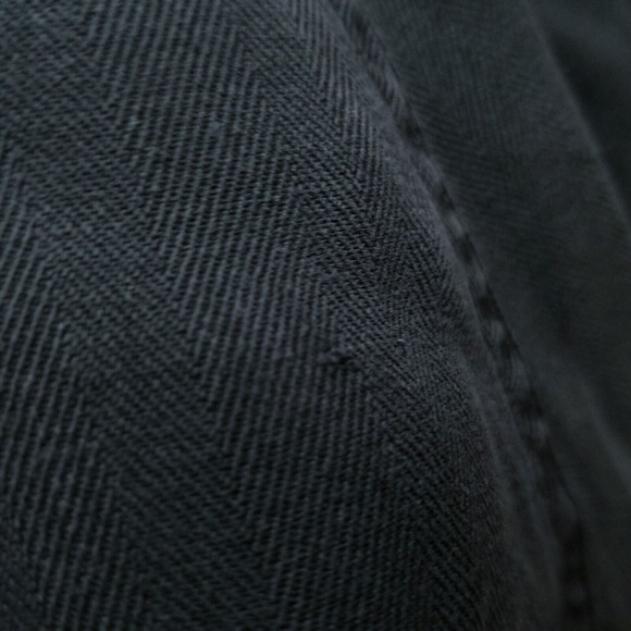 Summa Men's 38 Herringbone Black Chino Shorts 100% Silk 35.5" 6.25" 13.5" - Picture 10 of 11